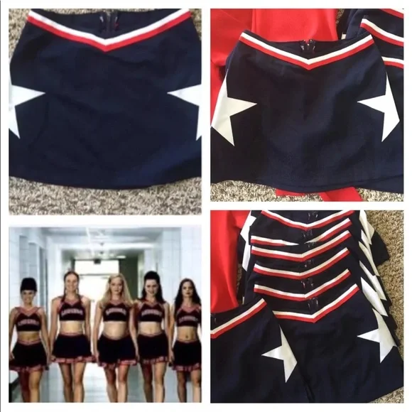 Cheer skirt red,white and blue youth - Picture 2 of 3